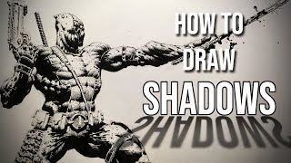 How to Draw Shadows  How to Shade an Entire Figure Easy Step by Step Drawing Tutorial [upl. by Theodosia121]