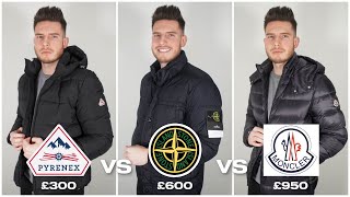 What Is The BEST Designer Coat Pyrenex vs Stone Island vs Moncler [upl. by Lindo]