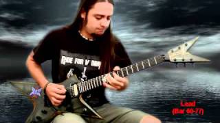 PANTERA FLOODS solo and outro by Attila Voros of Vulgar Display Of Cover PANTERA tribute [upl. by Ayotnahs516]