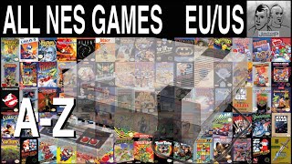 All Nintendo NES Games AZ  708 GAMES EUUSA  Compilation [upl. by Hars]