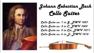 Johann Sebastian Bach  Cello suites in 432 Hz great for reading or studying [upl. by Tudela19]