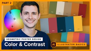 Color amp Contrast  Adobe Illustrator Tutorial for Beginners [upl. by Natam]