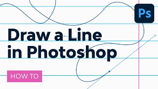 How to Draw a Line in Photoshop [upl. by Ysnil423]