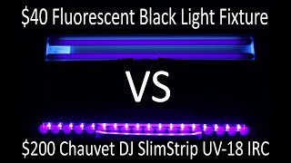 Fluorescent vs LED  Which one is the better black light [upl. by Attej]