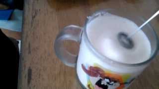 Aerolatte Review Frothing Cold Milk In Under 1 Minute [upl. by Ahsiki]